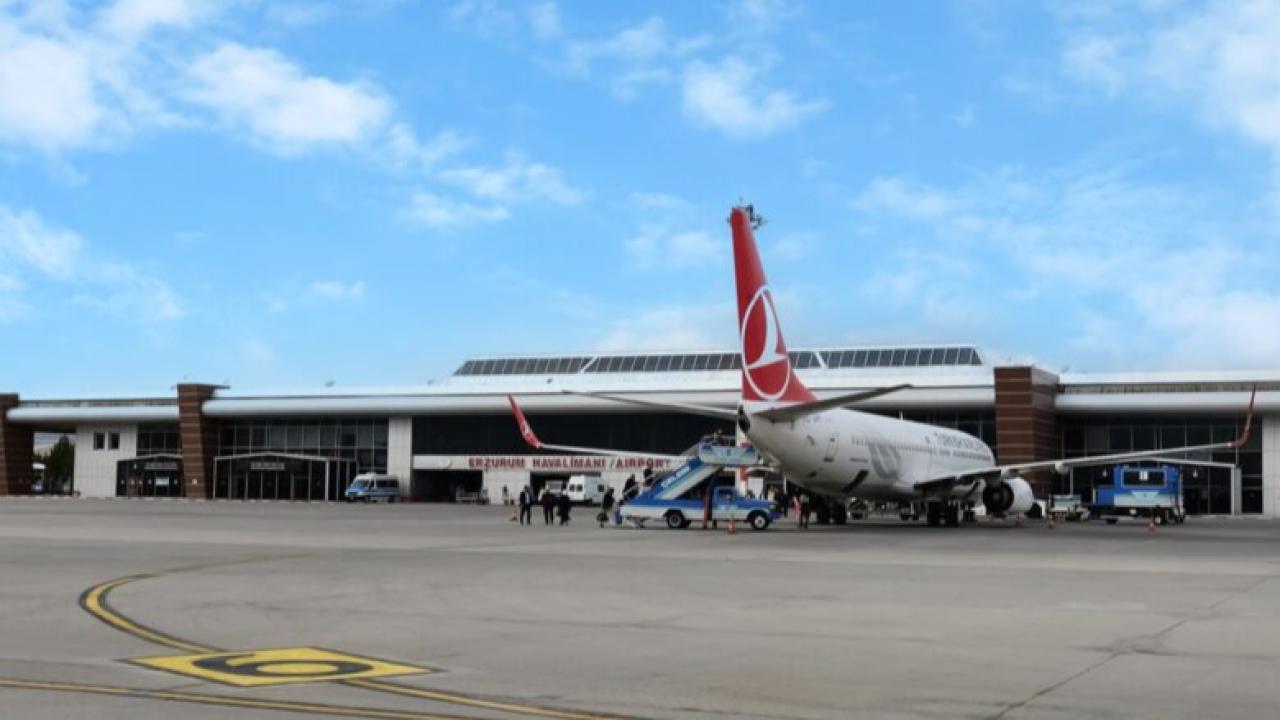 2025 yılında Erzurum Havalimanı’nda yolcu, uçak ve yük trafiğinde yoğunluk yaşandı