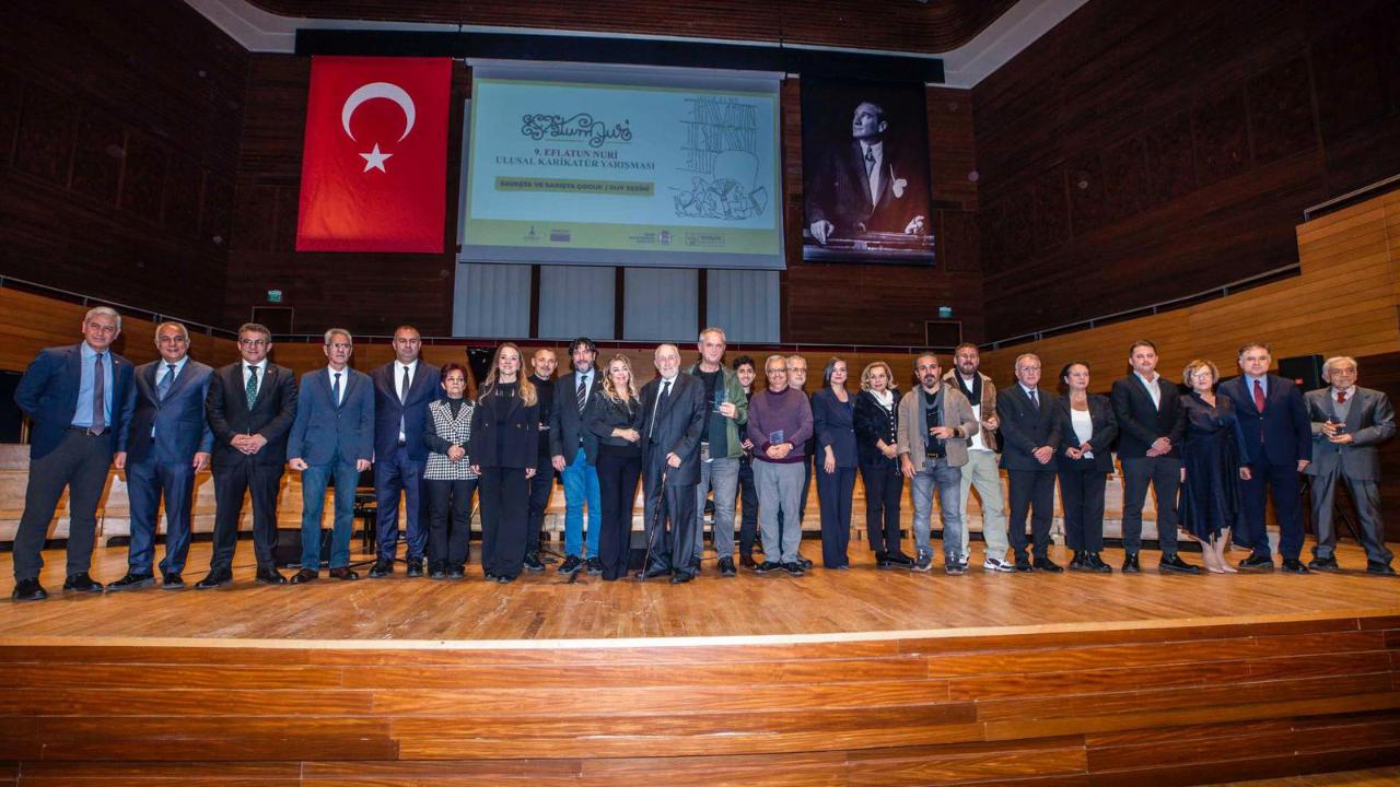 9. Eflatun Nuri Ulusal Karikatür Yarışması Ödül Töreni