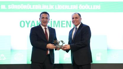 OYAK Çimento’ya “Sürdürülebilirlik Liderleri” Ödülü