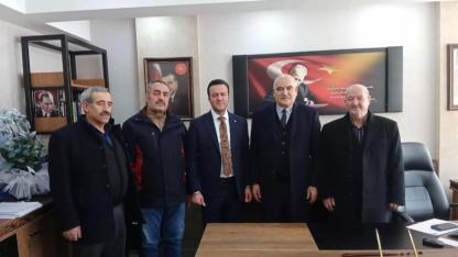 Özel Halk Otobüsçüleri Derneği Başkanı Özkan’dan Genel Sekreter Yardımcısı Sekmen’e Ziyaret