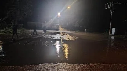 Fırtına Germencik’i vurdu, ilçe göle döndü