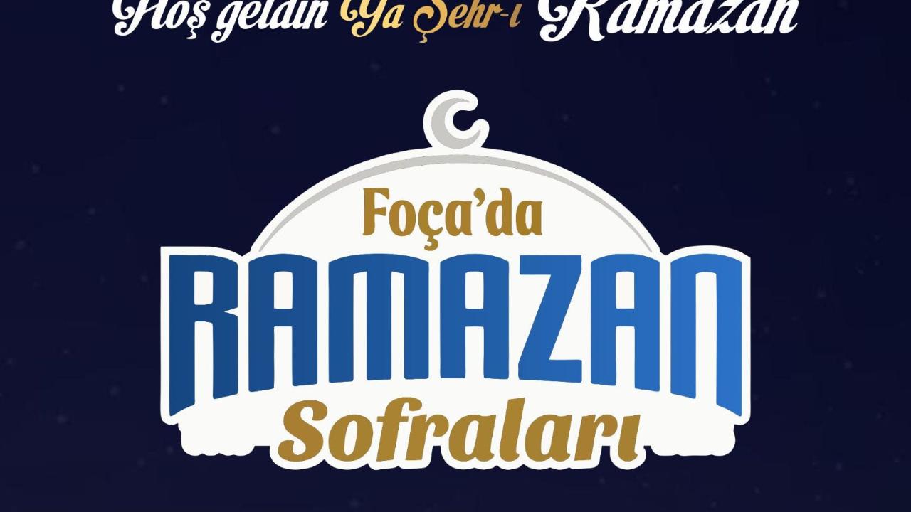 Foça’da Ramazan Sofraları Mahallelerde Kuruluyor