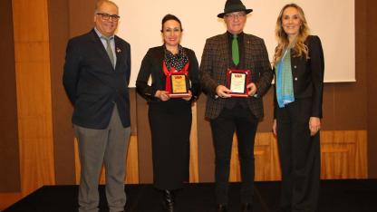 Gazeteci Aslı Can ve Av. Ulvi Puğ’a anlamlı ödül, kulüpte üye katılım töreni heyecanı