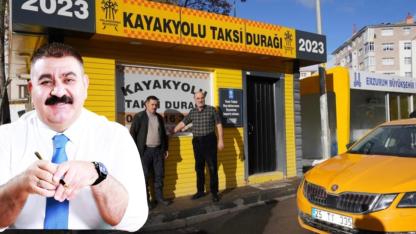 Palandöken’de Taksi Durakları Sıcacık Yuvaya Dönüştü