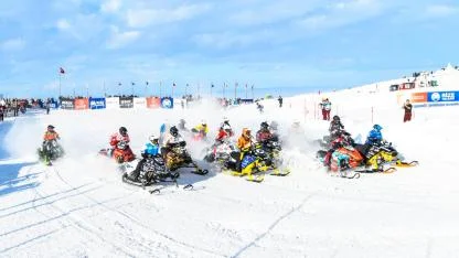 Yeşilay Dünya Kar Motosikleti Şampiyonası Başladı