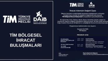 İhracatçılar Erzurum’da Bir Araya Geliyor