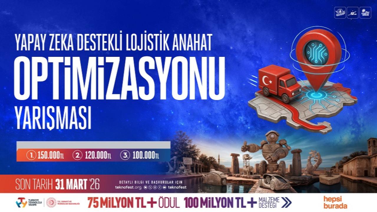 TEKNOFEST’te Lojistikte Verimlilik İçin Yenilikçi Çözümler Aranıyor