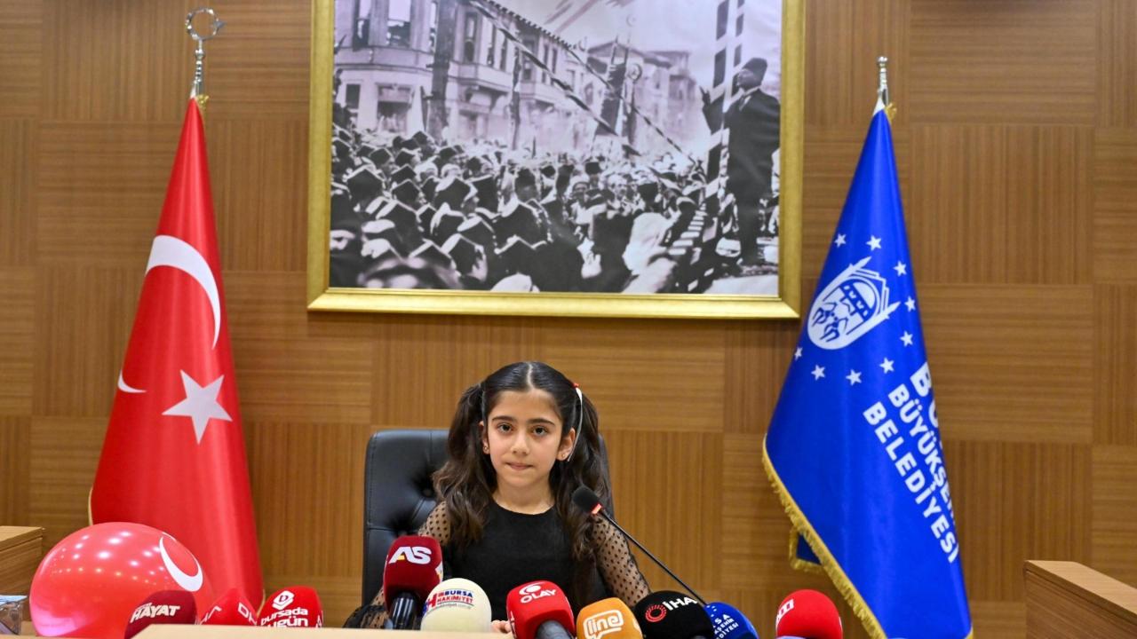 Bursa Büyükşehir Meclisi’nde söz çocukların oldu
