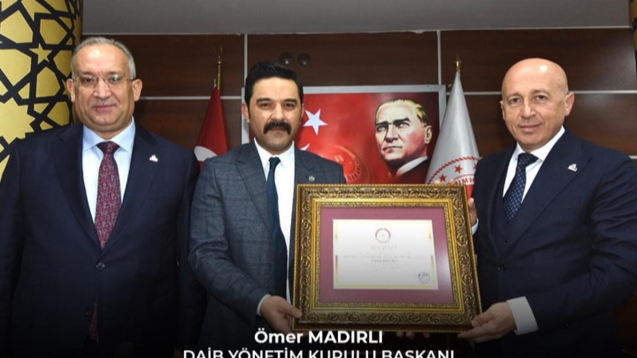 Doğu Anadolu İhracatçılar Birliği’nde Yeni Dönem: Ömer Madırlı Mazbatasını Aldı