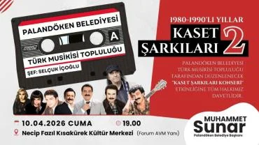 Palandöken’de Nostalji Rüzgarı: “Kaset Şarkıları 2” Konseri