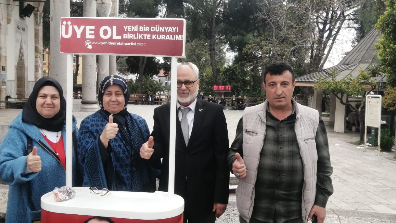 Yeniden Refah Partisi Aydın Teşkilatından Yoğun Üye Kaydı ve Stand Çalışması