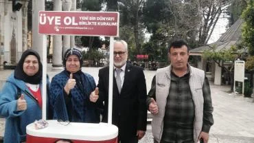 Yeniden Refah Partisi Aydın Teşkilatından Yoğun Üye Kaydı ve Stand Çalışması