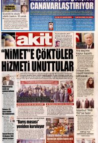 Yeni Akit Gazetesi Gazete Manşeti
